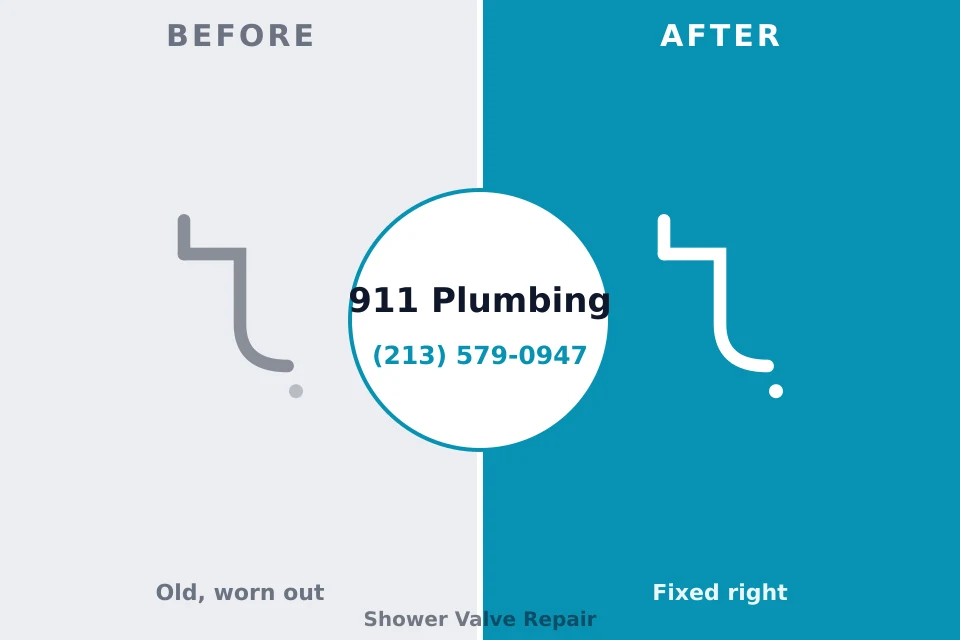 Before and after: plumbing company Point Clear, AL